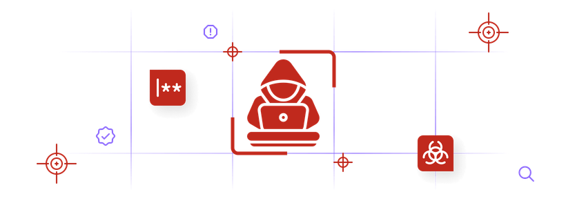 Ransomware decryption service illustration